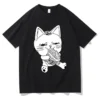 Dandadan Takakura Ken T shirts WOMEN Fashion Comfortable Tshirts 100 Cotton High Quality T Shirts Cats.jpg 640x640 1 - Dandadan Merch