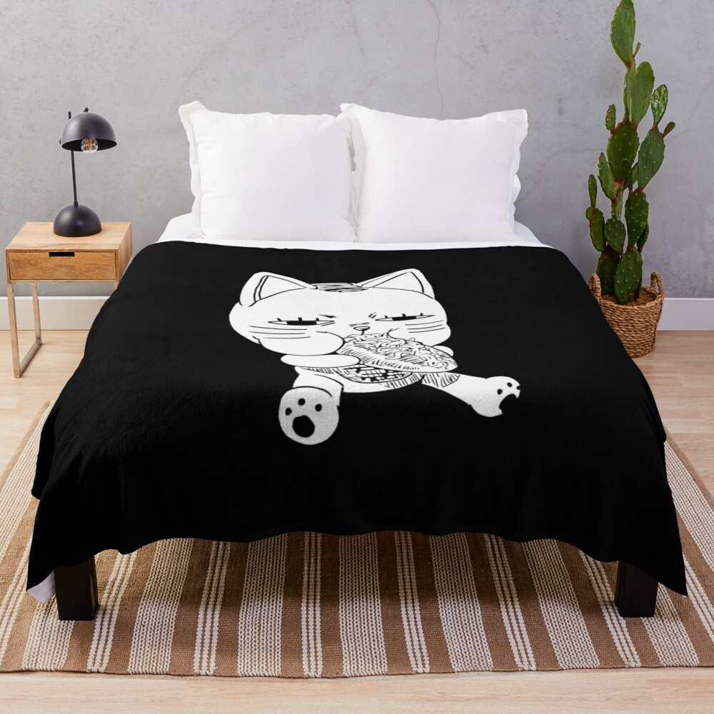 Dandadan Turbo Cat Glizzy New Idea Throw Blanket - Dandadan Merch