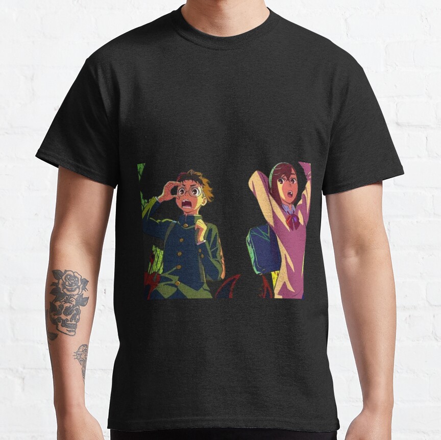 Momo And Okarun Dandadan T Shirt - Dandadan Merch