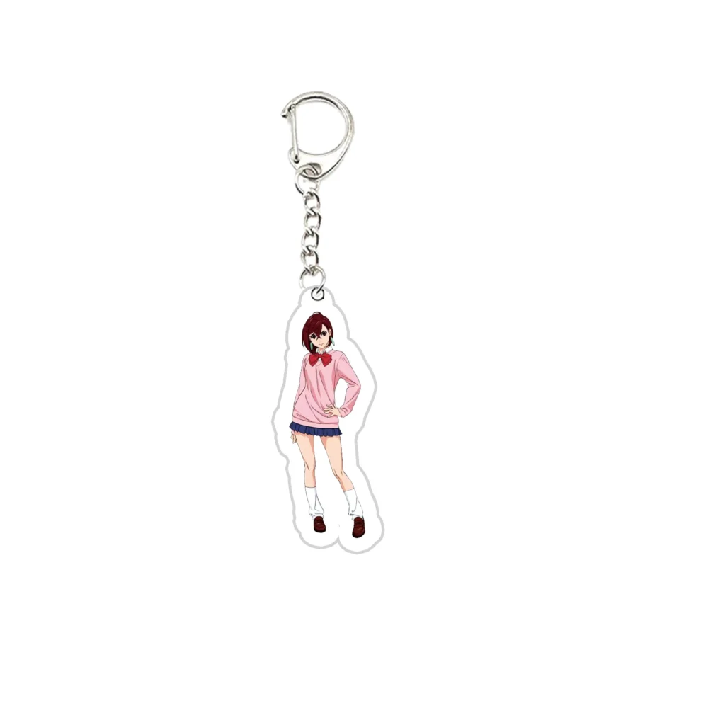 kf Sac8d63e2c36e4b8abfa27e139d2c16c0A Acrylic Anime Dandadan Keychain for Bag Gift Figure Dandadan Momo Key Chain Ring Pendant Keyring Jewelry - Dandadan Merch